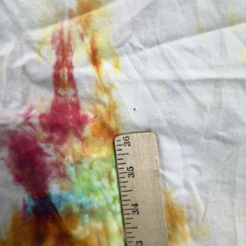 Vintage Banana Republic Shirt Mens Large Tie Dye Button Up Short Sleeve 80s - Picture 7 of 14